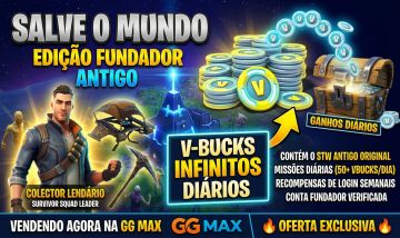 CONTA EPIC DE FORTNITE COM DIVERSOS PASSES + SALVE O MUNDO (V-bucks INFINITO)