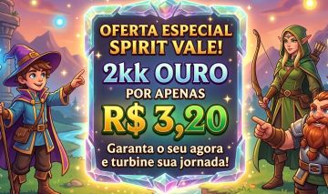SPIRITVALE GOLD - O MELHOR PREÇO DO MERCADO - C4becaRmt