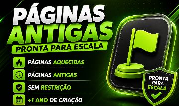 (PÁGINAS PREMIUM) - Página antiga - Min 1 Ano de criação!