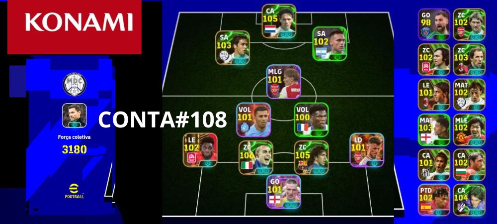 CONTA TOP - eFootball - 3187FC Basten/ Raúl / Cannavaro /Baresi / ParkJiSung