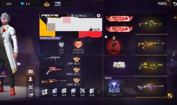Conta de free fire antiga e rara
