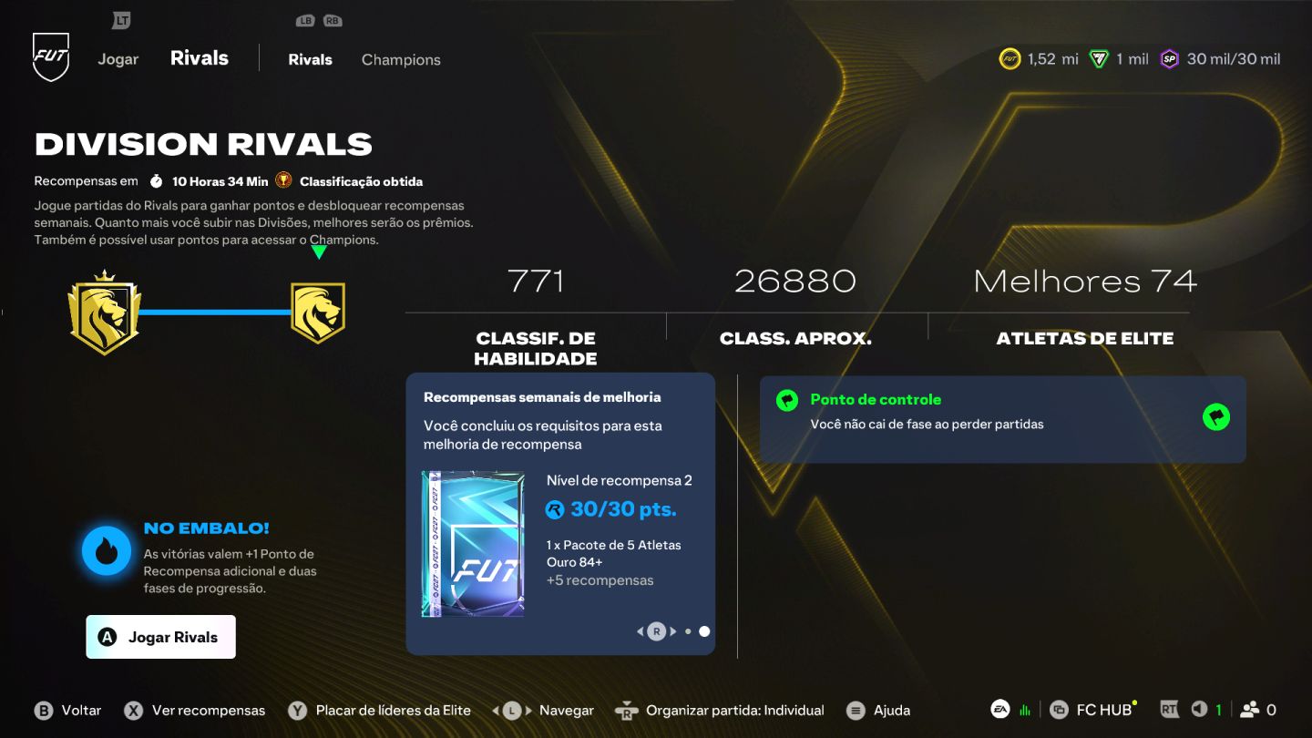 JOGO SUA WEEKEND LEAGUE E MAIS