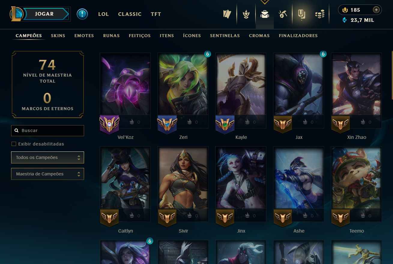 [ACESSO IMEDIATO] Ferro II 0% WR