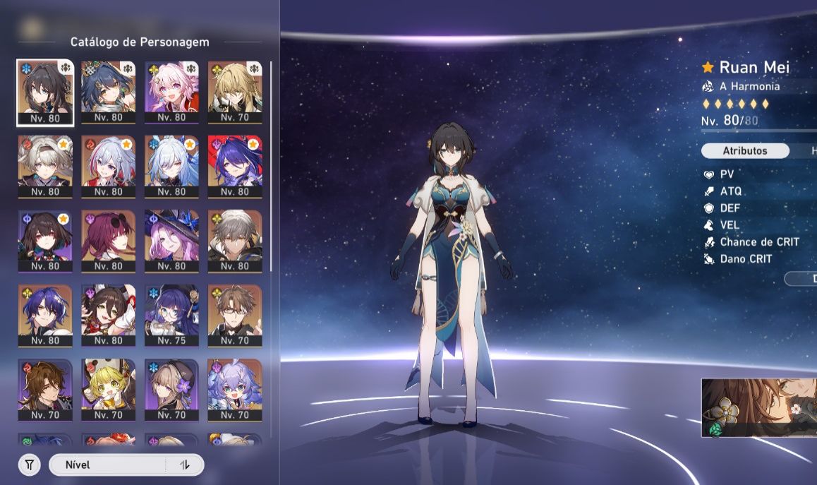 Conta de Genshin x Honkai StarRail DUAS EM UMA