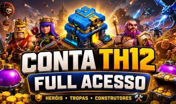 CONTA TH12 | FULL | SEMI-FULL | RUSHADA | CLASH OF CLANS