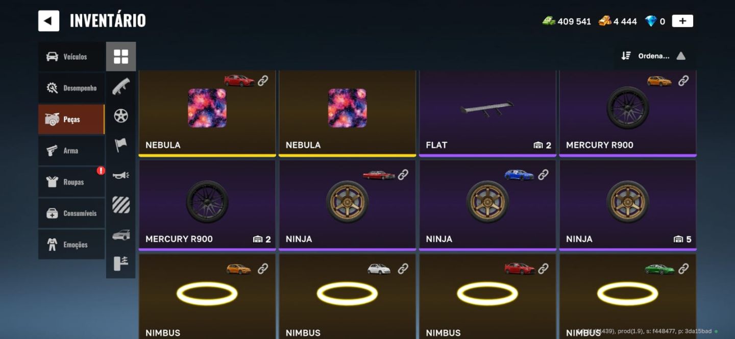 CONTA FLEX CITY COM 4.444 GOLDS NIVEL 67