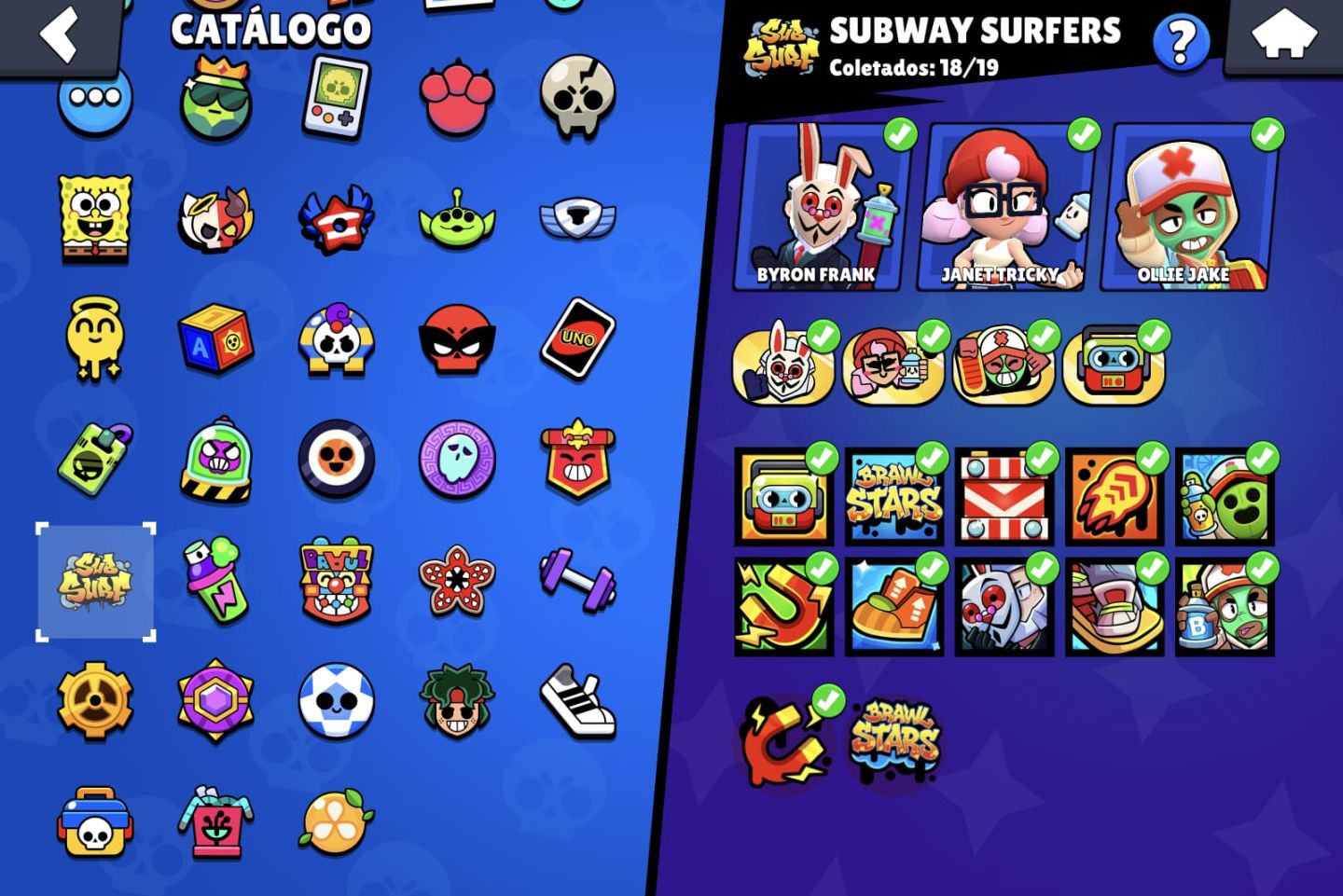 Conta Brawl Stars Full Acesso | 70k+ Troféus | 107/107 Brawler