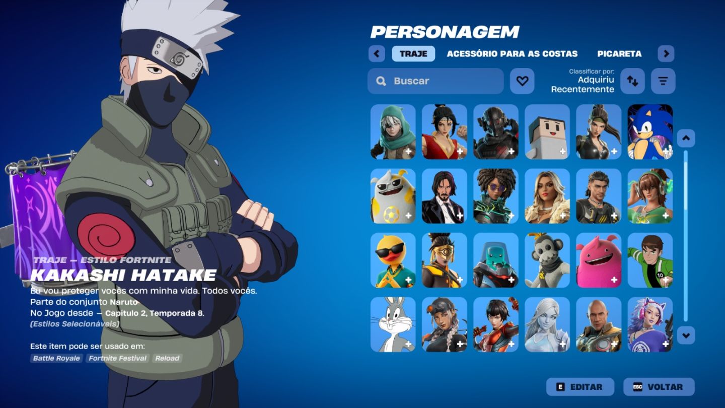 Conta de Fortnite com 93 Skins | Son Goku | Promoção!