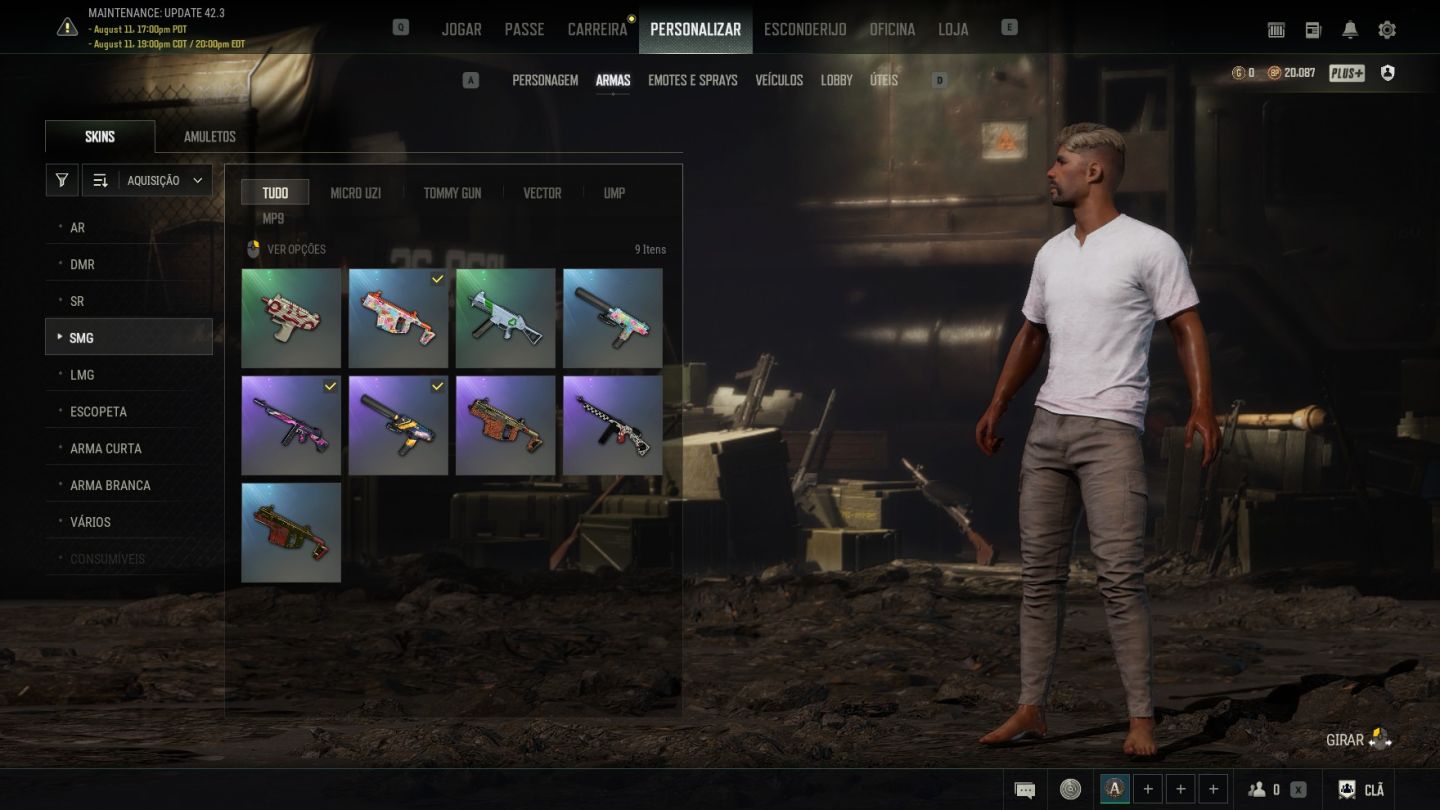 Conta pubg nova