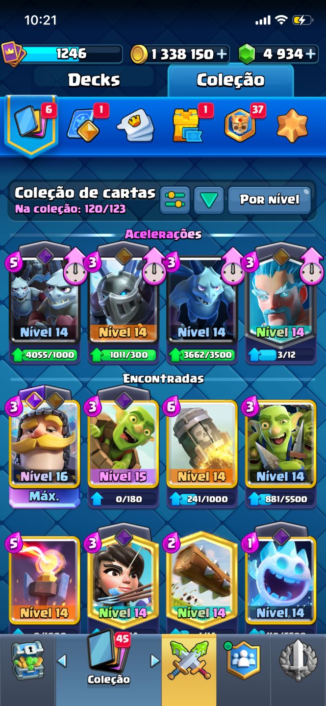 Conta Clash royale top barata