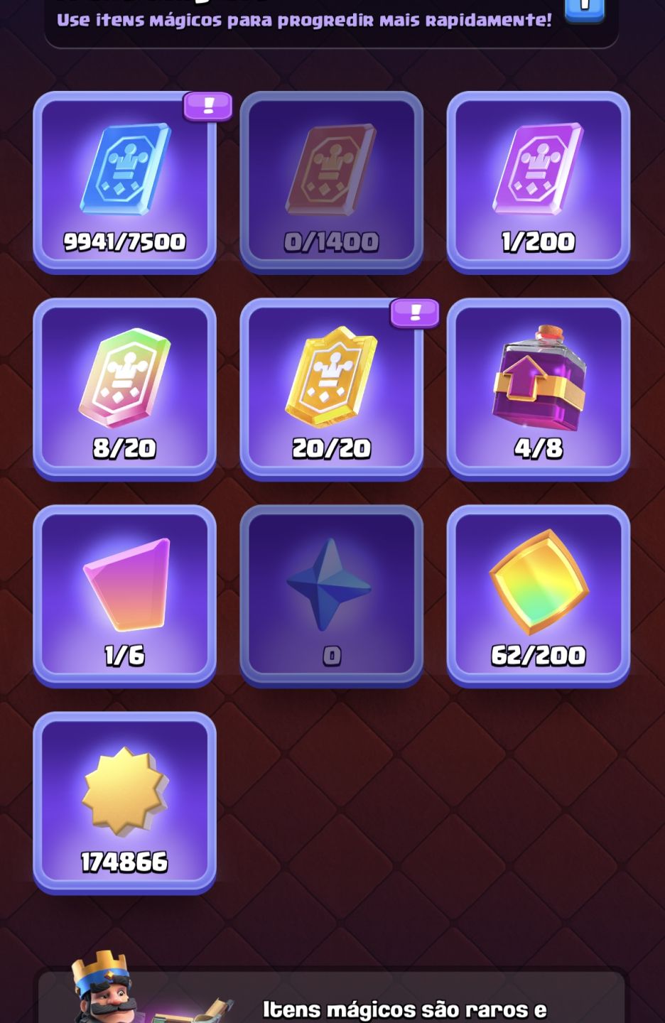 PROMOÇÃO RELÂMPAGO - CLASH ROYALE- 11.174 TROFÉUS [ENTREGA IMEDIATA]
