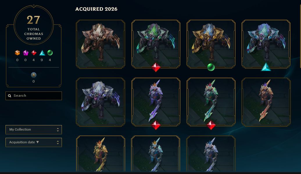 Conta LoL main zed 378k maestria + dizimador e cromas