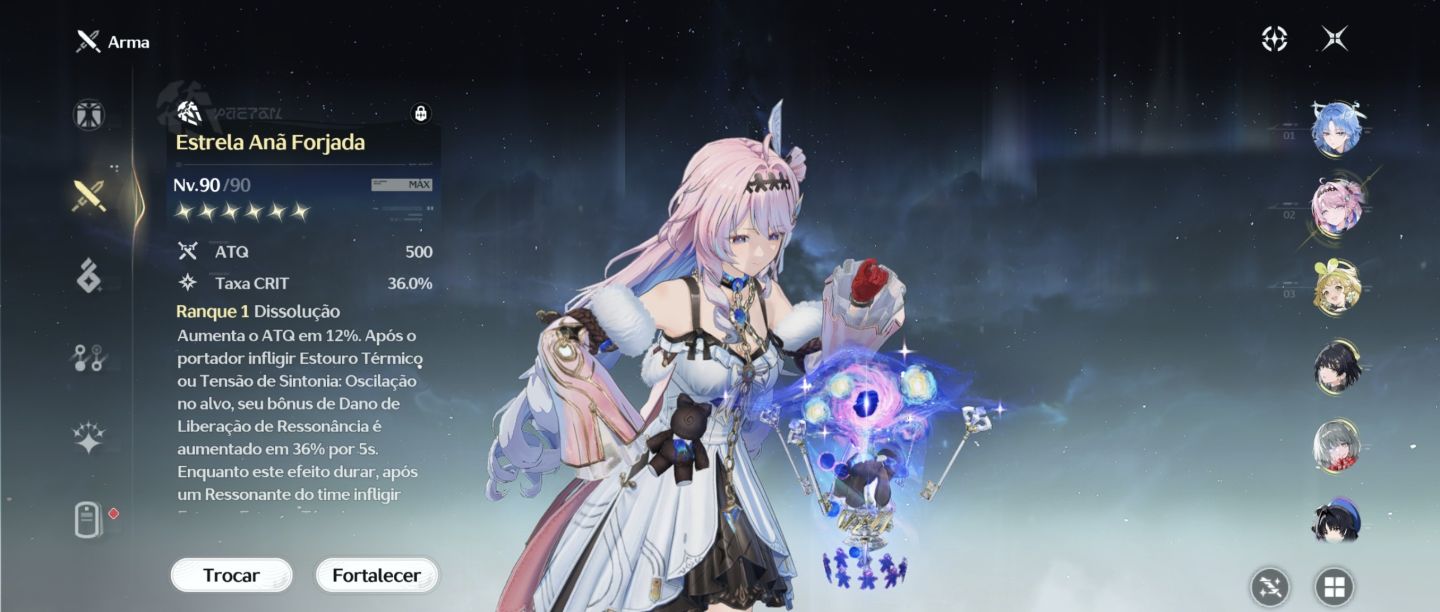 Conta wuwa main Qinxiao S3 r1, denia r1, prolovha. Rank 62