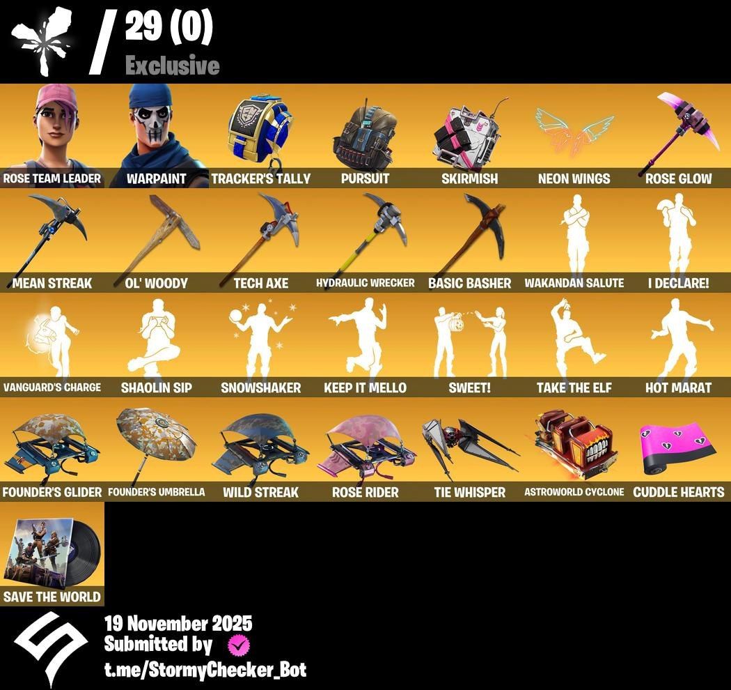 CONTA FORTNITE + 111 SKINS + STW OG