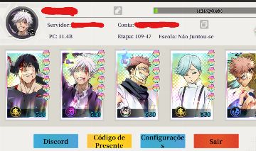 CONTA REI DO JUJUTSU+11B VIP10