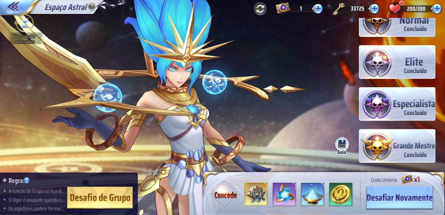 SERVIÇOS DE PROGRESSÃO E FORTALECIMENTO - SAINT SEIYA AWAKENING
