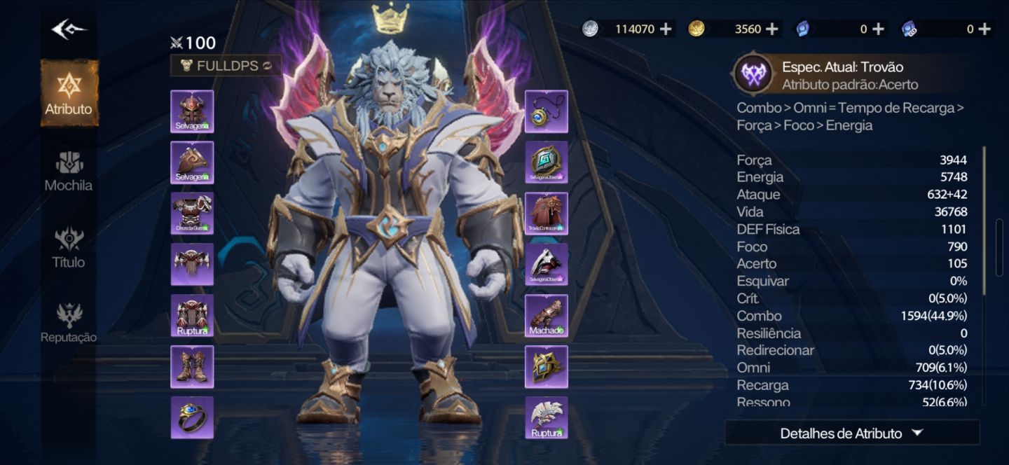 Tarisland Bárbaro bem equipado e buildado em latam 1