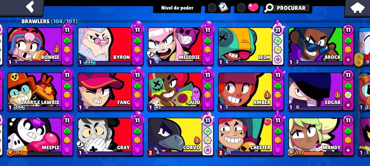 CONTA BRAWL STARS GEMADA + CONTA DE CLASH!!