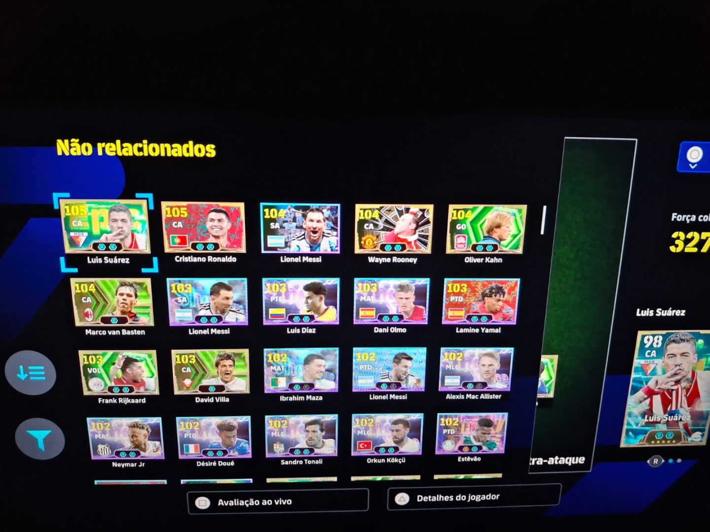 Conta top rank efootball ps4/ps5