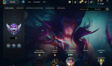 CONTA UNRANKED - 197 SKIN - FULL CHAMP + BRINDE INSANO! - 100% SEGURA!