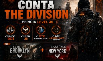 CONTA THE DIVISION 2 - PERICIA LEVEL 30 (PC) UBISOFT CONNECT - FULL ACESSO!!!!