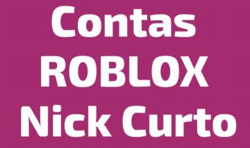 NICK 5, 6 DIGITOS, SEJA UNICO NO JG, CONTAS RARAS DO ROBLOX(ENTREGA AUTOMATICA).