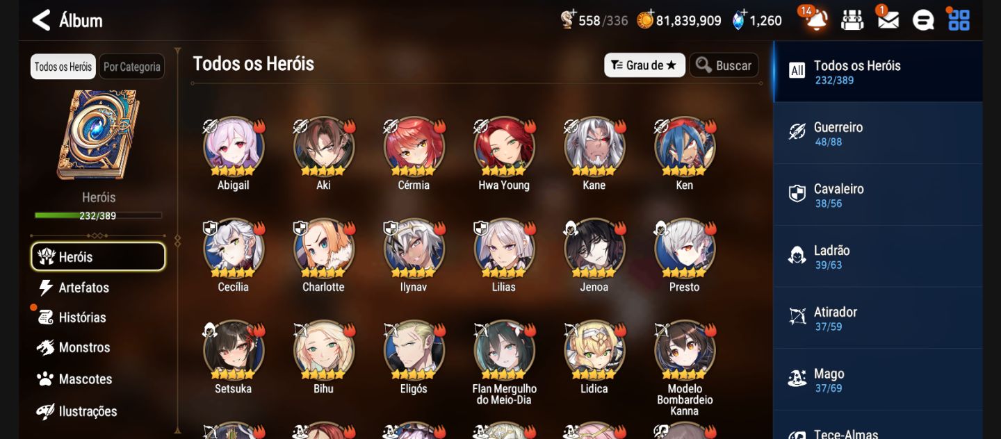 EPIC SEVEN - Conta MID GAME