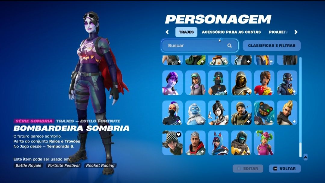 Conta Fortnite OG TRYHARD| Travis Scott | Bandido Psicopata | Peixoto World Cup