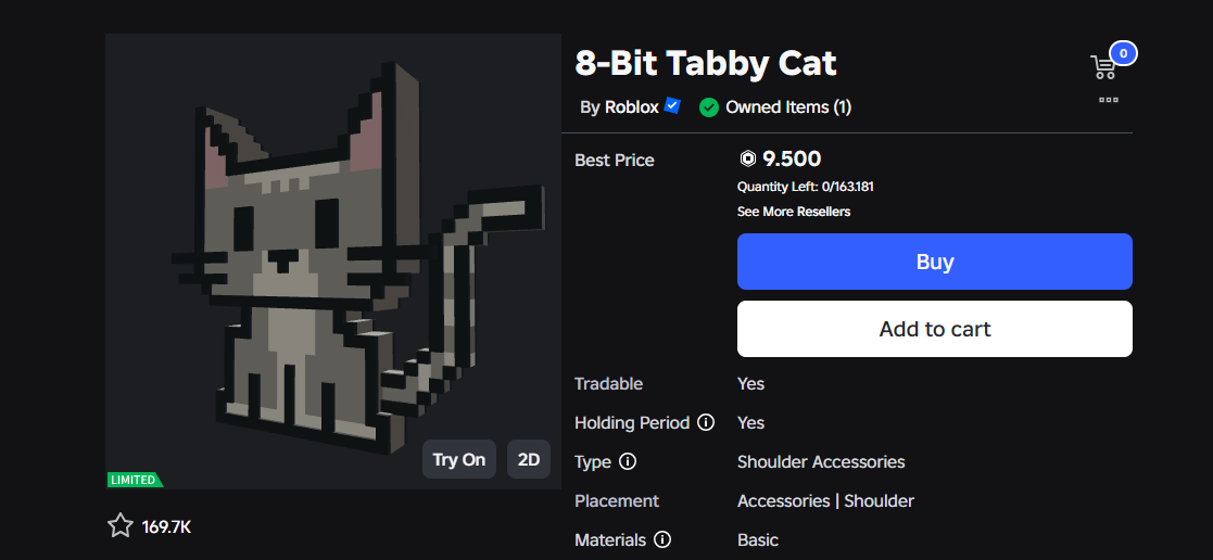8-Bit Tabby Cat