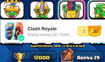 CONTA DE CLASH ROYALE COM EMOTE DA CRL 2025 SUPER RARA! COM 4 PASSES DISPONÍVEIS