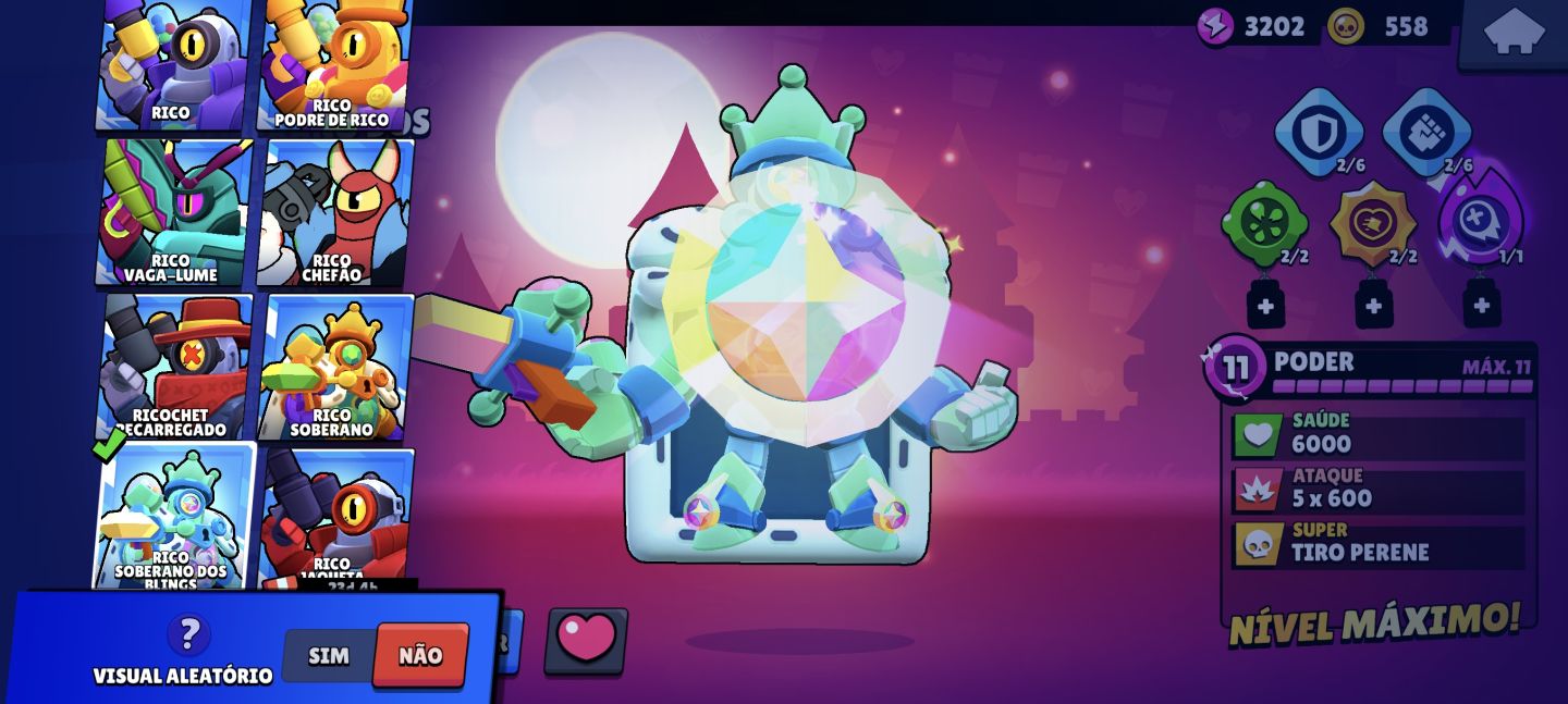 CONTA BRABA DE BRAWL STARS 70K TROFÉU, TODOS BRAWLERS