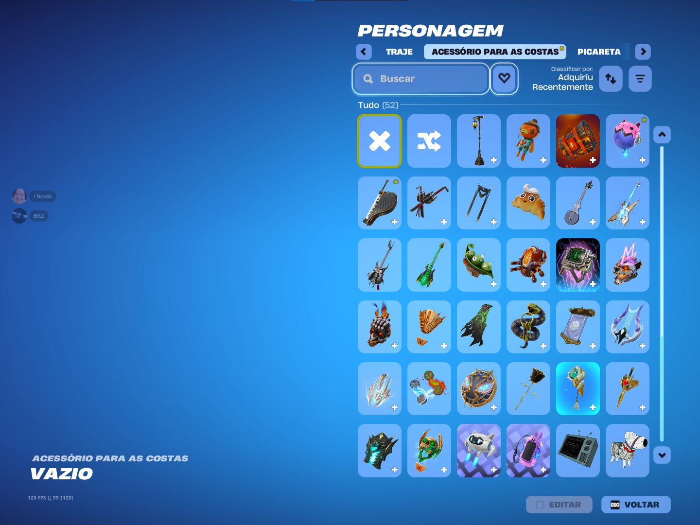 CONTA DE FORTNITE 29 SKINS / 30 GLIDERS / 42 PICARETAS