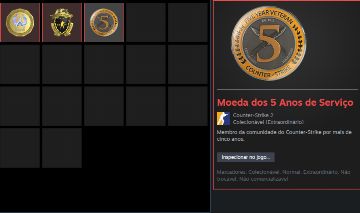 CONTA ANTIGA CS2 PRIME 4 MEDALHAS + 433 HORAS (PREMIER DISPONÍVEL) + BRINDE!