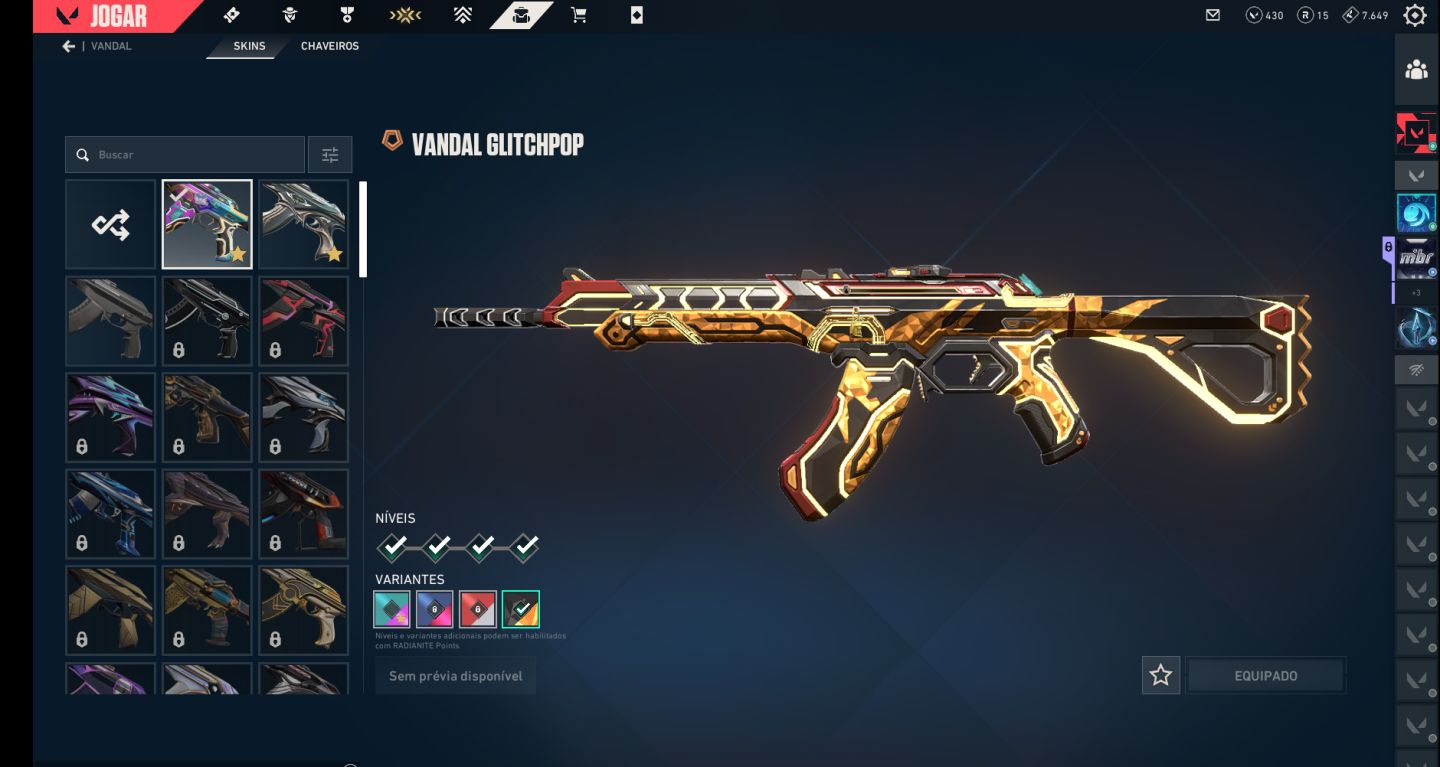 Conta Bronze com skin de faca (+10 mil vps gastos)