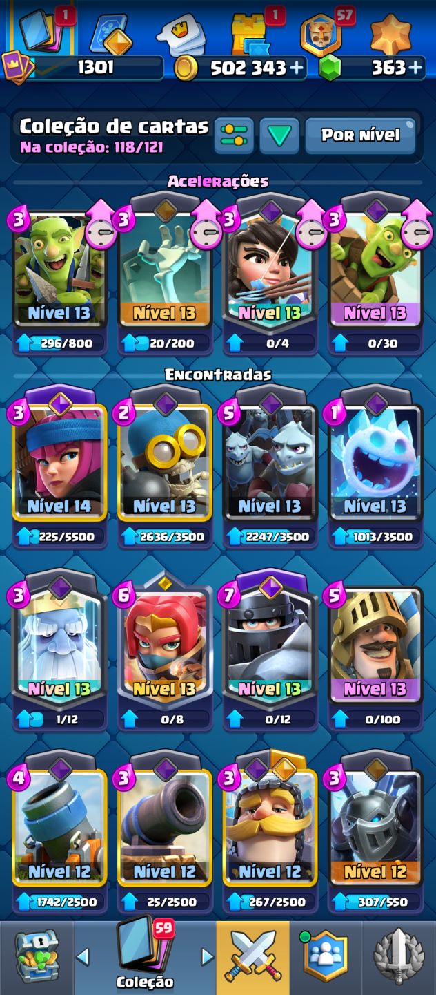 CONTA CLASH ROYALE EXCELENTE PARA VETERANOS E INICIANTES