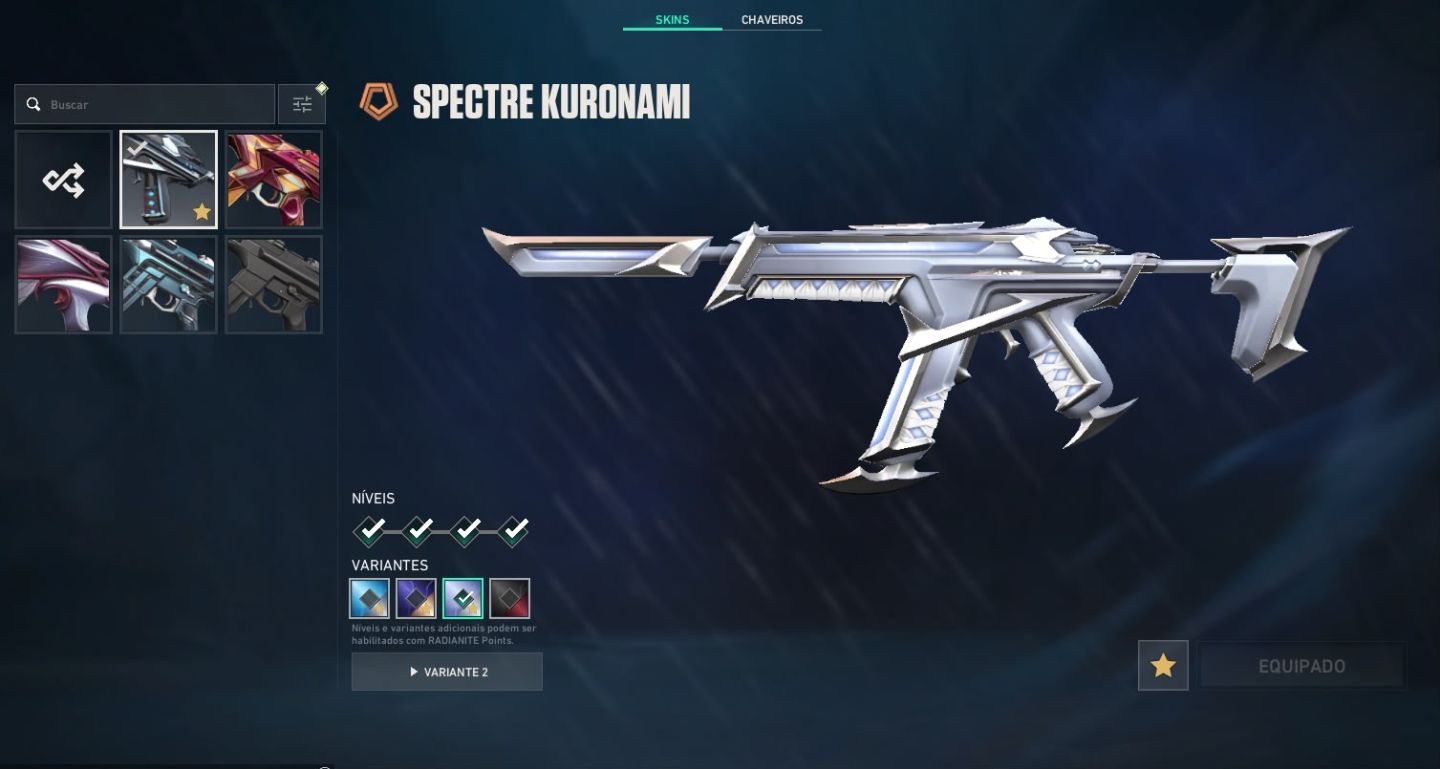 Conta Valorant com muitas skins (Pack Kuronami 1)