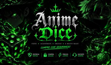 ANIME DICE OFERTAS UNICOS PRECO DE BANANA