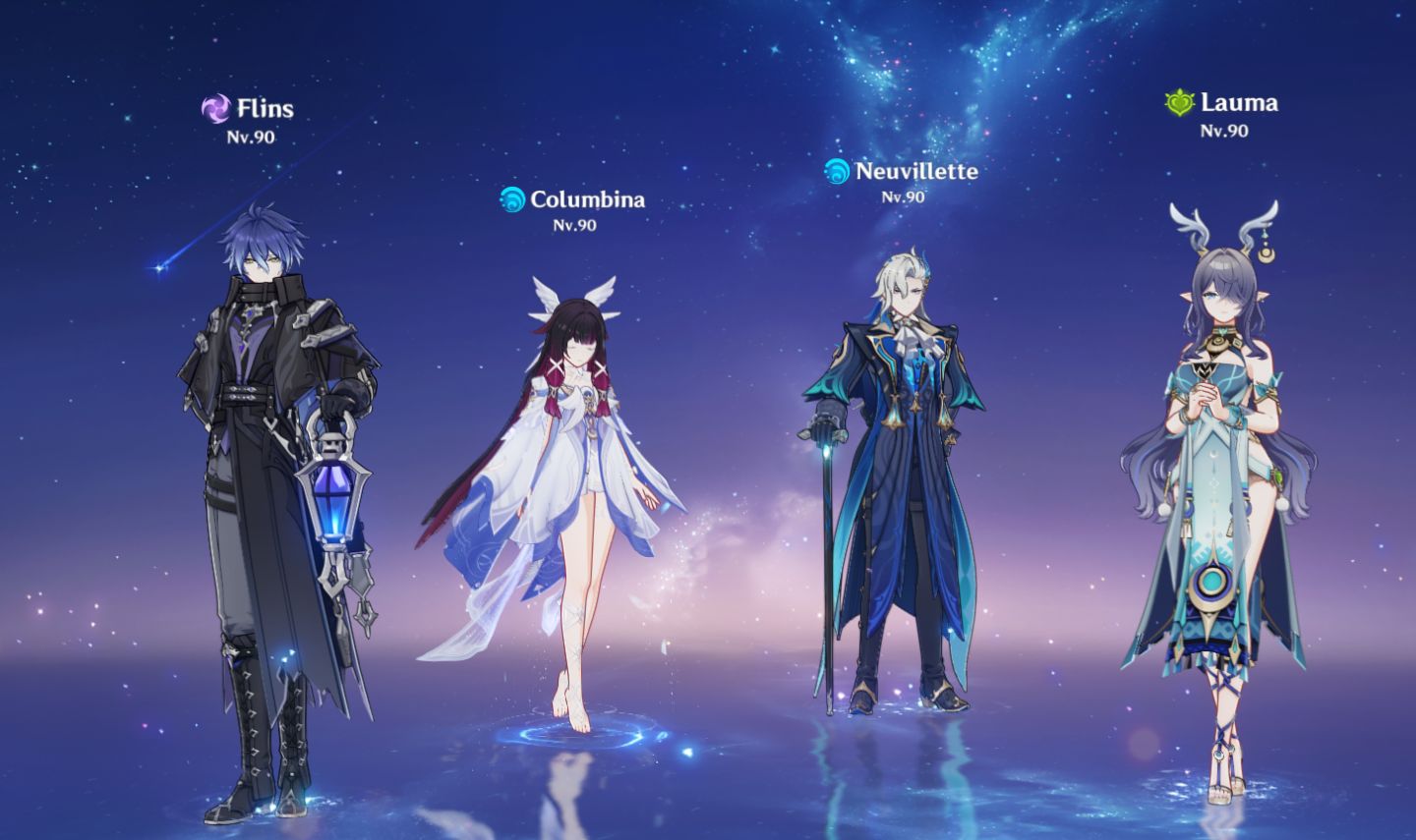CONTA GENSHIN RANK 58 ..FLINS TEAM + NEUVILLETE TEAM