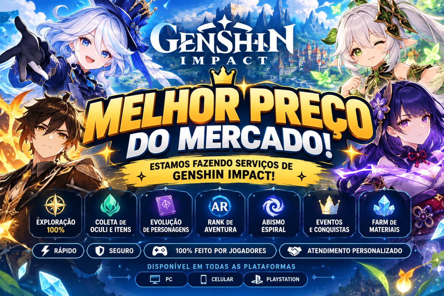 SERVIÇOS DE GENSHIN IMPACT