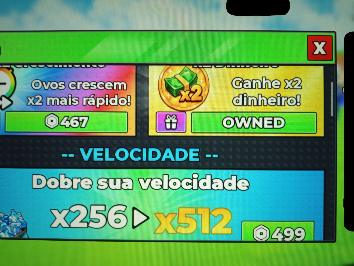 CONTA OP EM BLOX FRUITS E ROUBE UM OVO (PROMOÇÃO 20% DE DESCONTO)