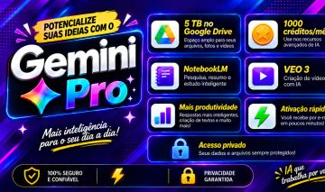Google Gemini Ai Pro Com 5tb Drive Digital