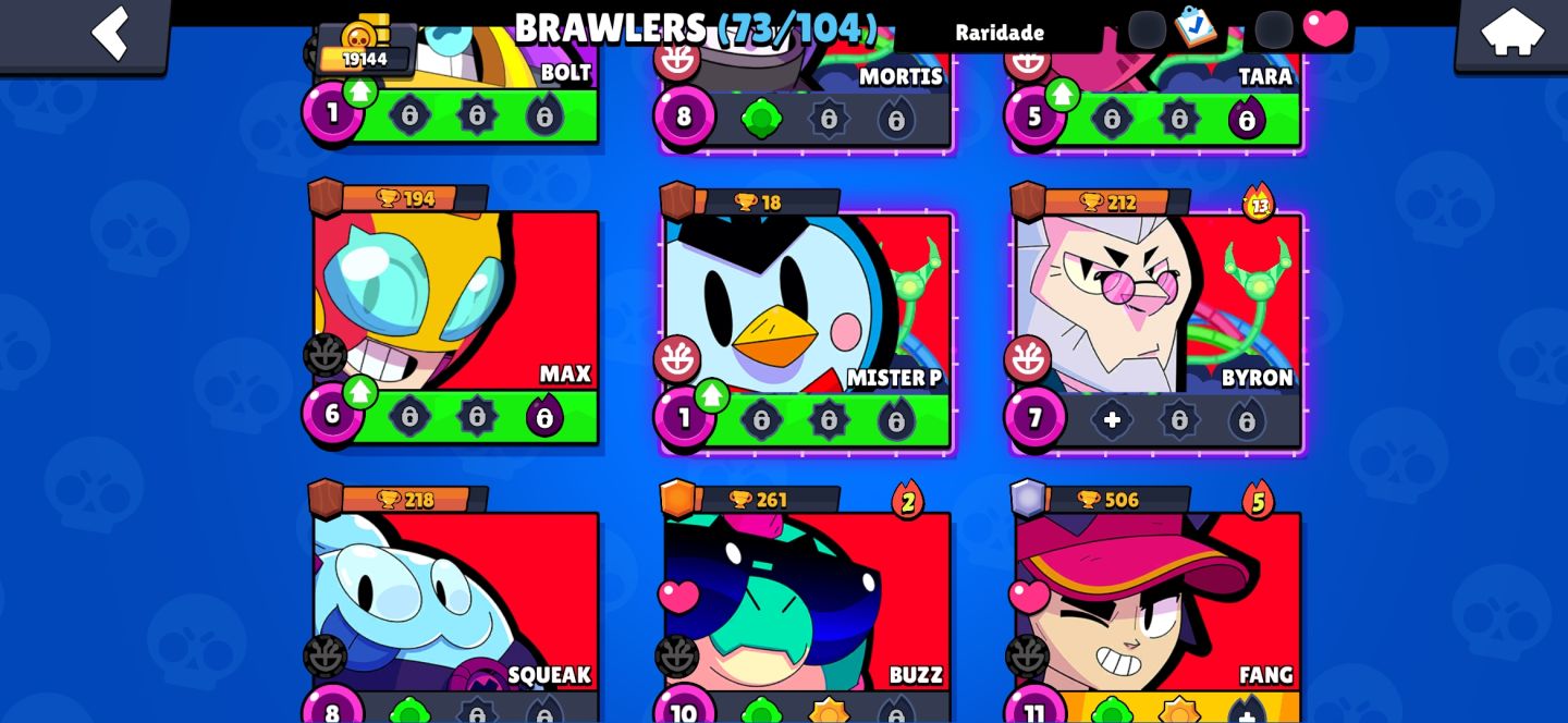 Conta braw 19144k 73 braw várias skin rara já para começar com potência