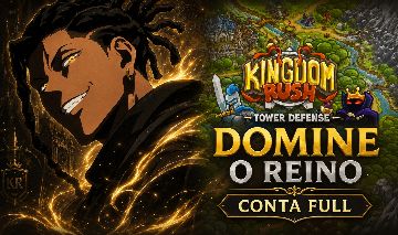 KINGDOM RUSH TOWER DEFENSE | CONTA FULL | 50M DIAMANTES + HERÓIS | ANDROID