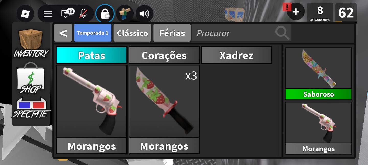 Conta de roblox boa monte de jogos do roblox monte de roupas