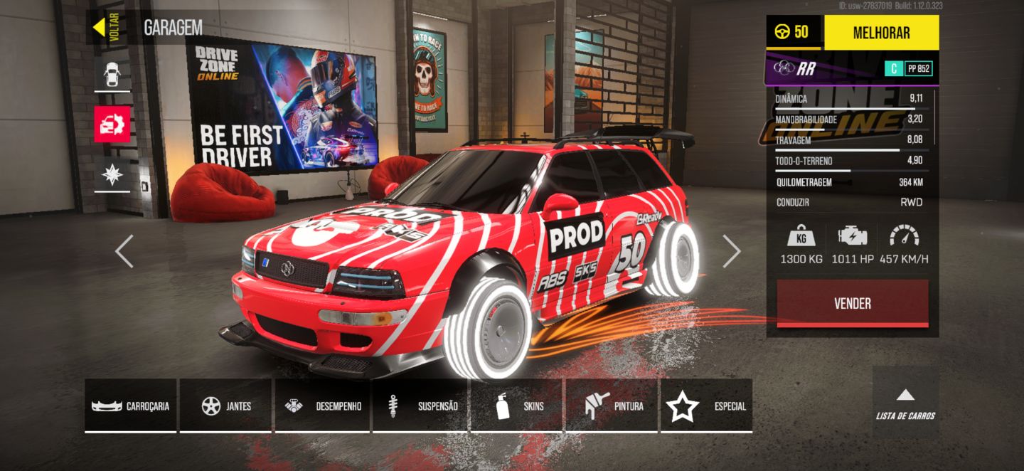 CONTA DRIVE ZONE CARROS FULL CP