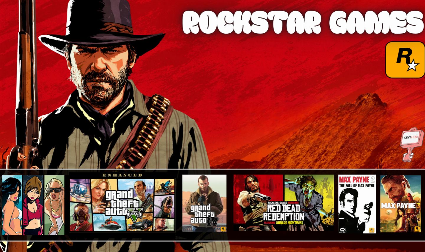 Keys Rockstar Games | PC | Códigos de Ativação | Entrega Rápida