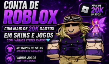 CONTA DE ROBLOX SUPER UPADA / MAIS DE 20K DE ROBUX GASTOS
