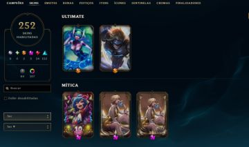 CONTA FULL ACESSO | 252 SKINS | R$1350 GASTOS | NV 570