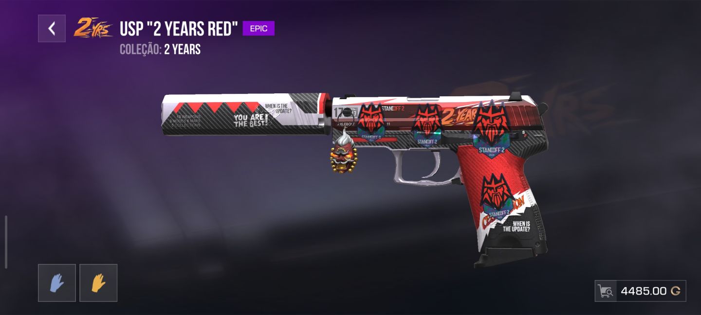 Conta Standoff 2 | Inventário Vermelho