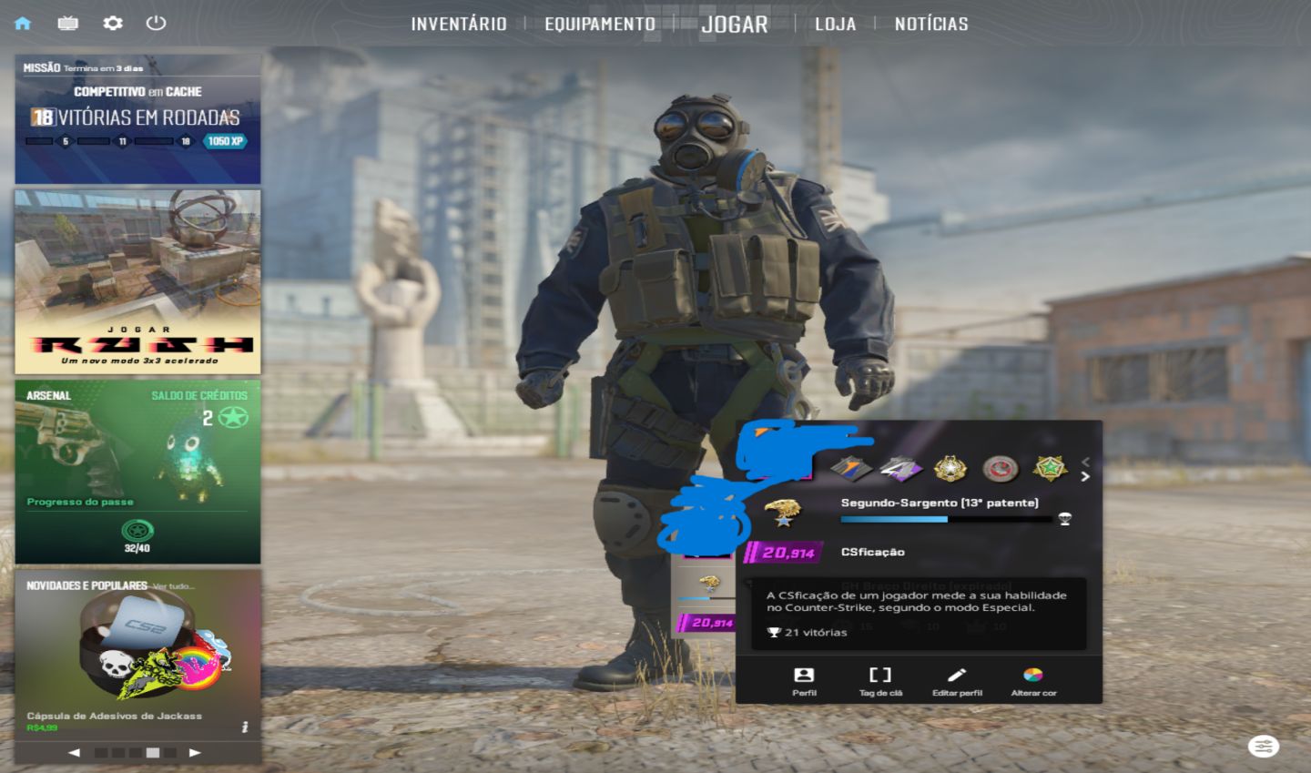 Conta Counter Strike 2 Com GC Com Faceit